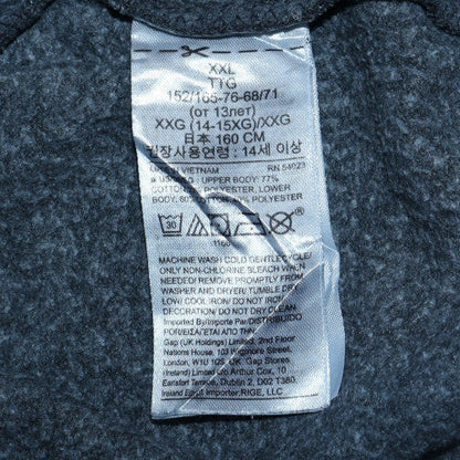 GAP Kids Boys Yellow & Grey Pullover Hoodie XXL Cotton Blend Sweatshirt