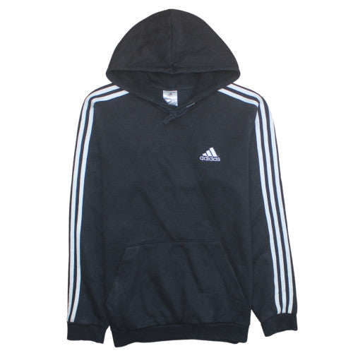 Mens UK Size M Adidas Black Pullover Hoodie