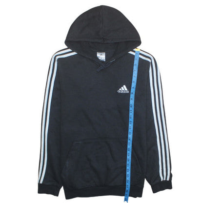 Mens UK Size M Adidas Black Pullover Hoodie
