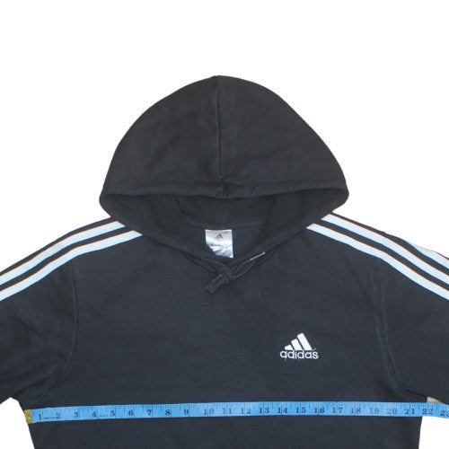 Mens UK Size M Adidas Black Pullover Hoodie