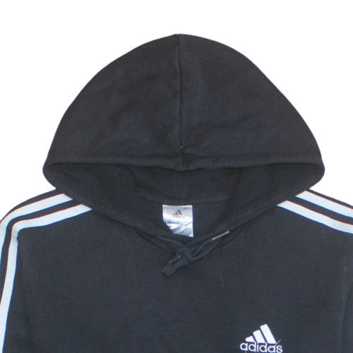Mens UK Size M Adidas Black Pullover Hoodie