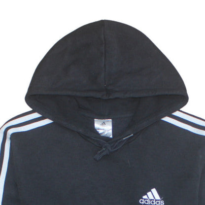 Mens UK Size M Adidas Black Pullover Hoodie