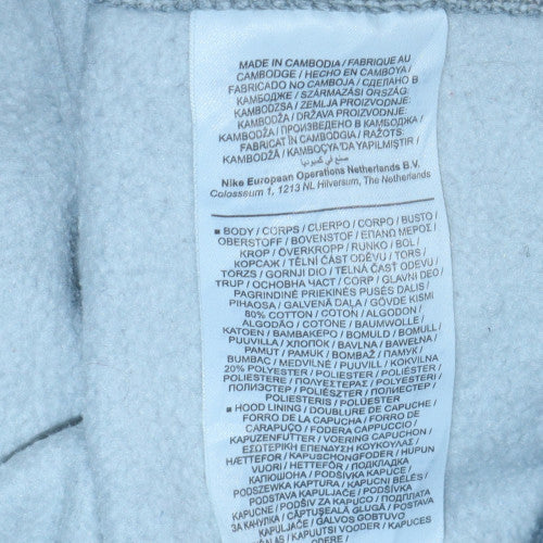 Womens UK Size 2XL Nike Grey Pullover Hoodie