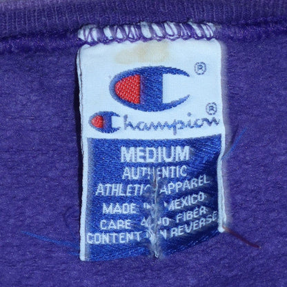 Mens UK Size M Champion Purple Pullover Sweatshirt