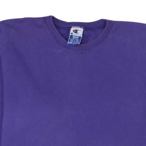 Mens UK Size M Champion Purple Pullover Sweatshirt
