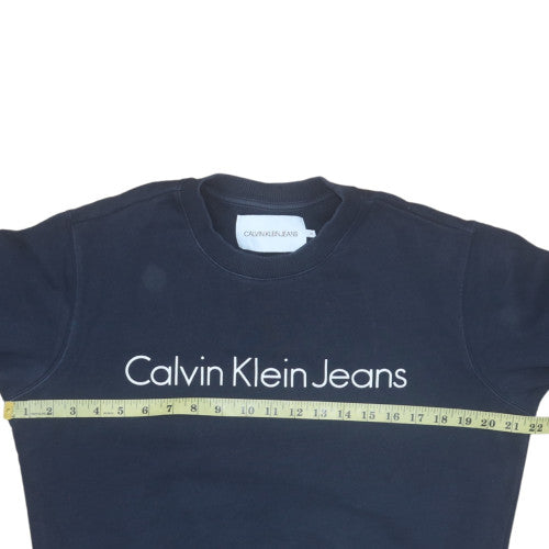 Mens UK Size M Calvin Klein Jeans Blue Pullover Sweatshirt
