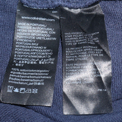 Mens UK Size M Calvin Klein Jeans Blue Pullover Sweatshirt