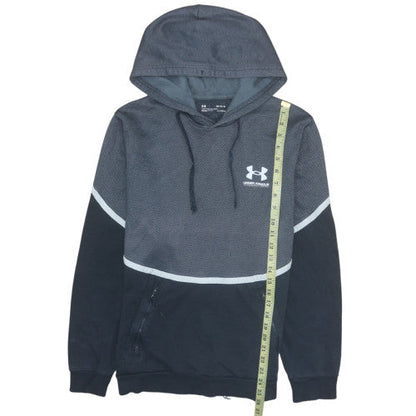 Mens UK Size M Under Armour Grey Pullover Hoodie