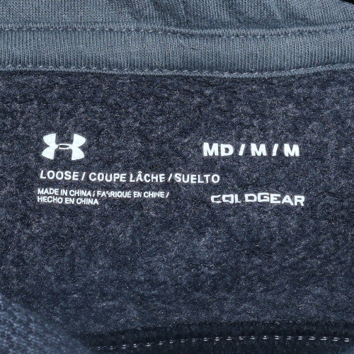 Mens UK Size M Under Armour Grey Pullover Hoodie