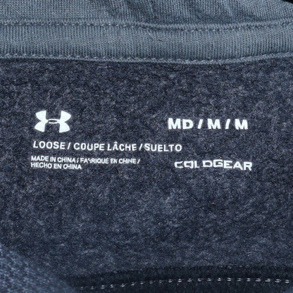 Mens UK Size M Under Armour Grey Pullover Hoodie