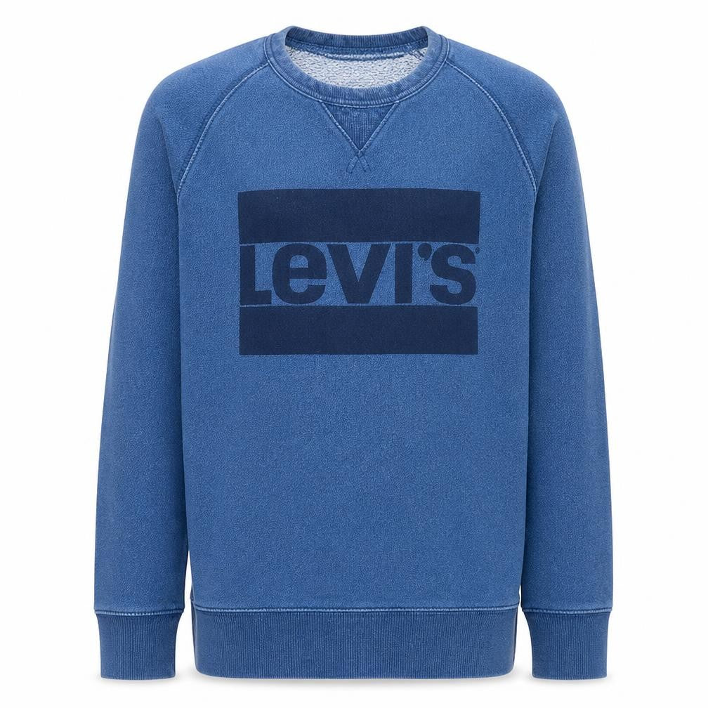 Mens UK Size S Levi's Blue Pullover Sweatshirt