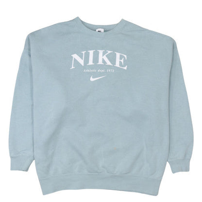 Mens UK Size M Nike Blue Pullover Sweatshirt