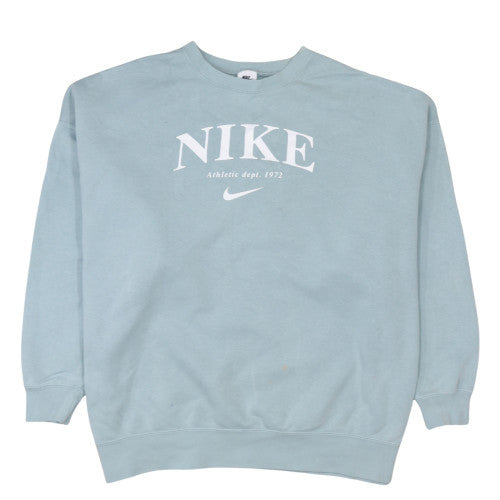 Mens UK Size M Nike Blue Pullover Sweatshirt