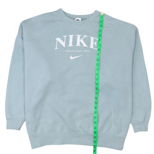 Mens UK Size M Nike Blue Pullover Sweatshirt