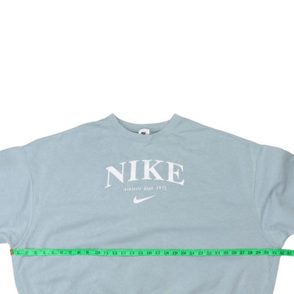 Mens UK Size M Nike Blue Pullover Sweatshirt