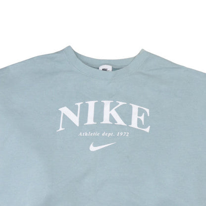 Mens UK Size M Nike Blue Pullover Sweatshirt