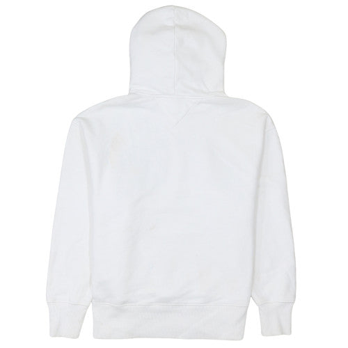 Mens UK Size S Tommy Jeans White Pullover Hoodie