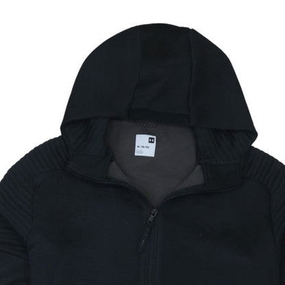 Mens UK Size XL Under Armour Black Full Zip Hoodie