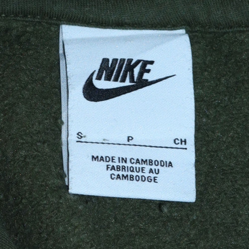 Mens UK Size S Nike Green Pullover Hoodie