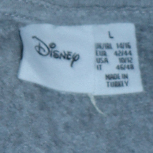 Womens UK Size L Disney Grey Pullover Sweatshirt