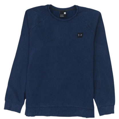 Mens UK Size L Under Armour Blue Pullover Sweatshirt