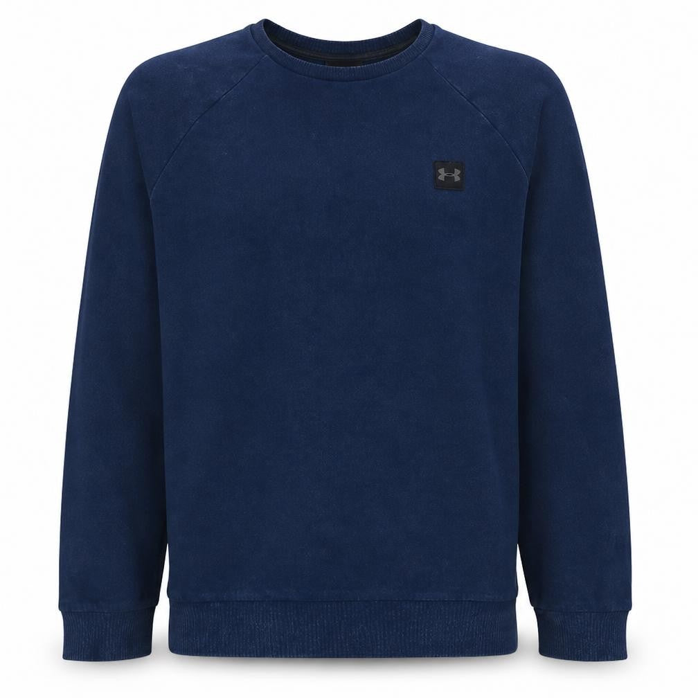 Mens UK Size L Under Armour Blue Pullover Sweatshirt