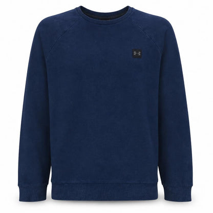 Mens UK Size L Under Armour Blue Pullover Sweatshirt