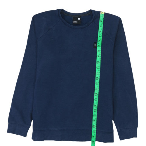 Mens UK Size L Under Armour Blue Pullover Sweatshirt