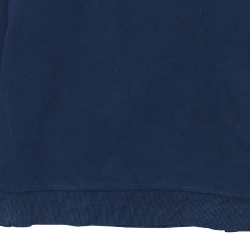 Mens UK Size L Under Armour Blue Pullover Sweatshirt