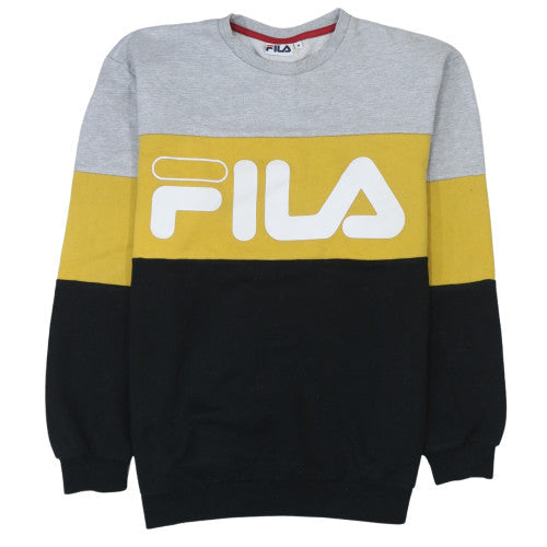 Mens UK Size M FILA Grey Pullover Sweatshirt