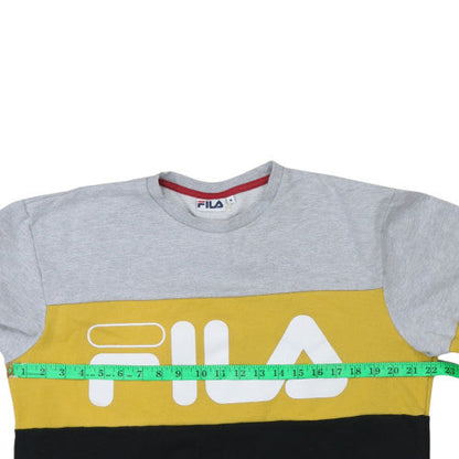 Mens UK Size M FILA Grey Pullover Sweatshirt