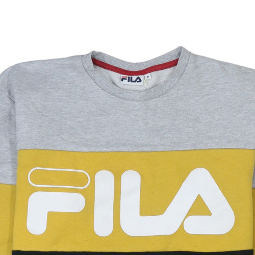 Mens UK Size M FILA Grey Pullover Sweatshirt