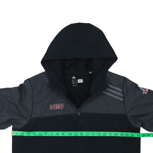Mens UK Size L Adidas Black Full Zip Hoodie