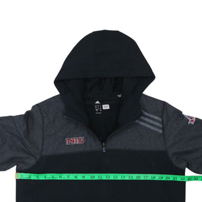 Mens UK Size L Adidas Black Full Zip Hoodie