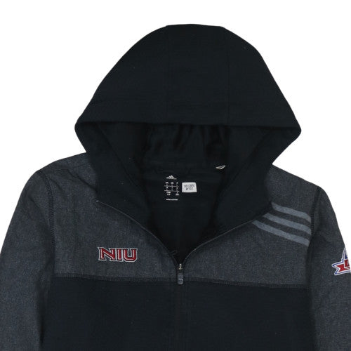 Mens UK Size L Adidas Black Full Zip Hoodie