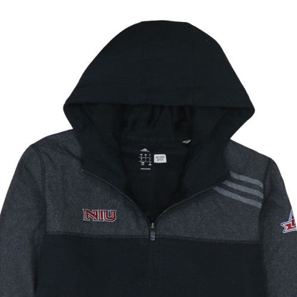 Mens UK Size L Adidas Black Full Zip Hoodie