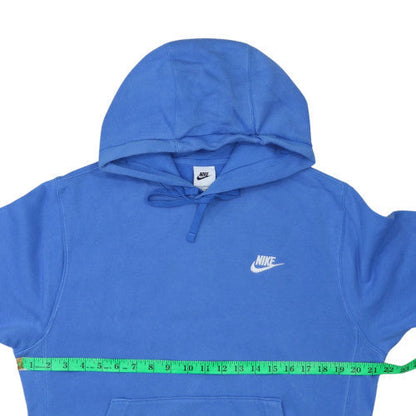 Mens UK Size S Nike Blue Pullover Hoodie