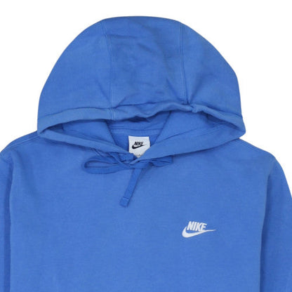 Mens UK Size S Nike Blue Pullover Hoodie