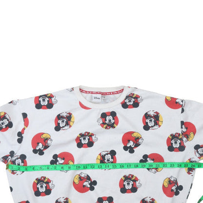 Womens UK Size L Disney White Pullover Sweatshirt