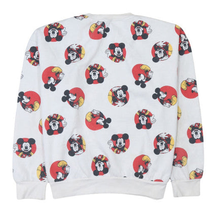 Womens UK Size L Disney White Pullover Sweatshirt