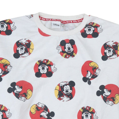 Womens UK Size L Disney White Pullover Sweatshirt