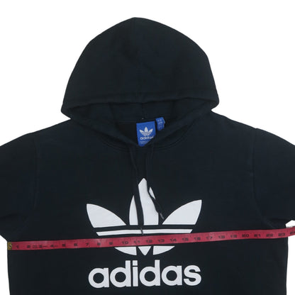 Mens UK Size L Adidas Black Pullover Hoodie