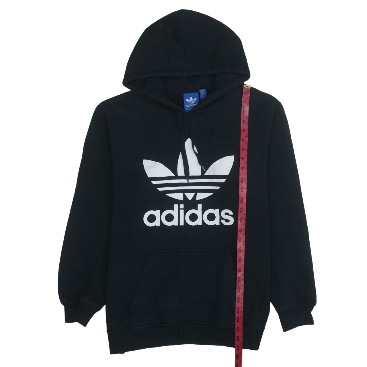 Mens UK Size L Adidas Black Pullover Hoodie