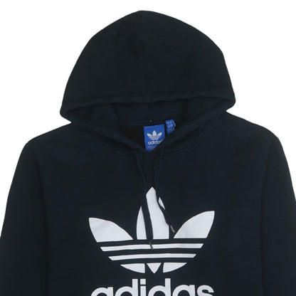 Mens UK Size L Adidas Black Pullover Hoodie