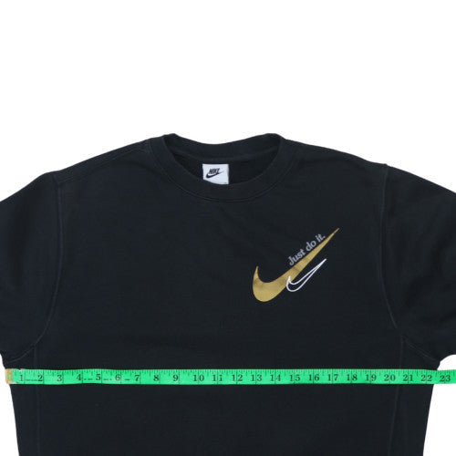 Mens UK Size S Nike Black Pullover Sweatshirt