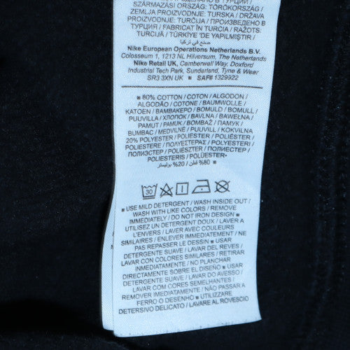 Mens UK Size S Nike Black Pullover Sweatshirt
