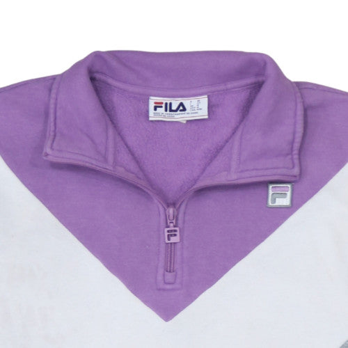 Womens UK Size M Fila Grey Pullover Sweatshirt