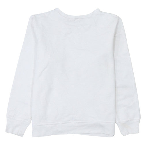 Womens UK Size S GAP White Pullover Sweatshirt