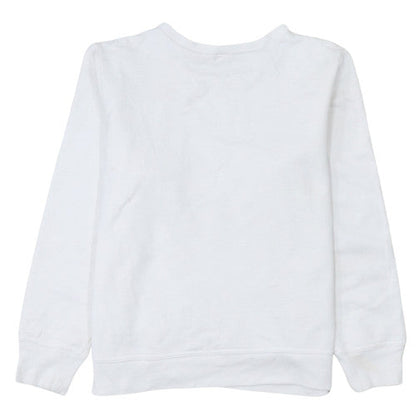 Womens UK Size S GAP White Pullover Sweatshirt