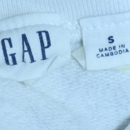 Womens UK Size S GAP White Pullover Sweatshirt